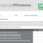Confined Space and PPE Evaluation form thumbnail image
