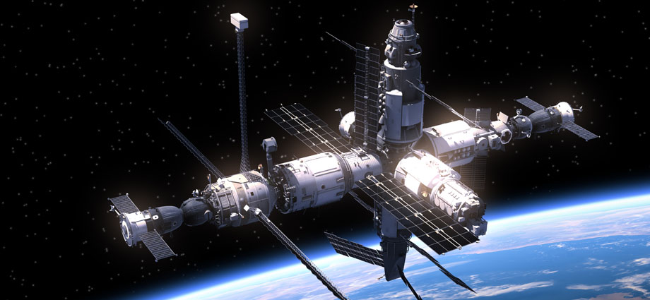 Space Station in space
